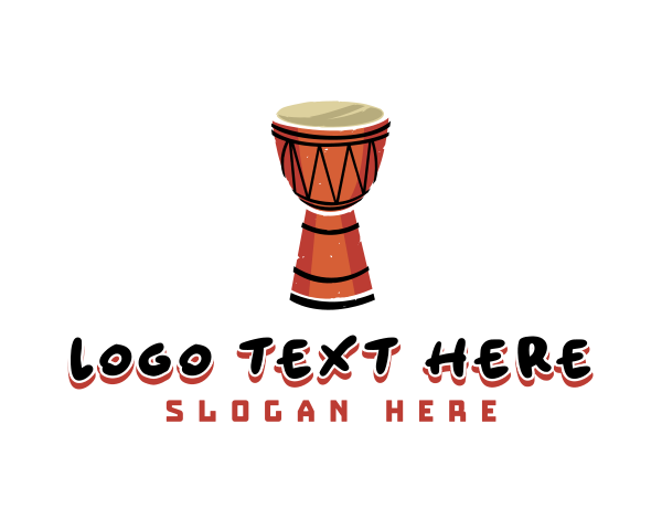 Djembe Musical Instrument logo