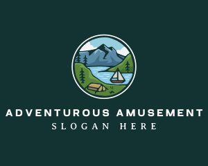 River Mountain Explorer logo design