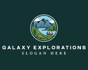 River Mountain Explorer logo design