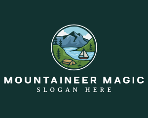 River Mountain Explorer logo design