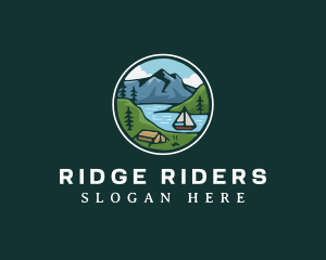 River Mountain Explorer logo design