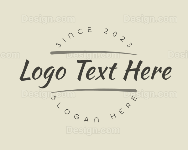 Cool Handwritten Business Logo