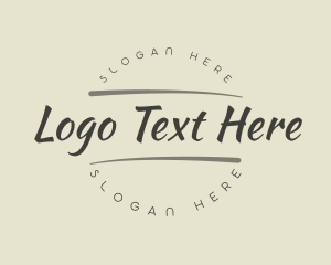 Cool Handwritten Business Logo