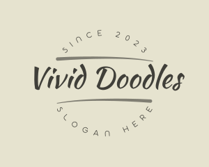 Cool Handwritten Business logo design