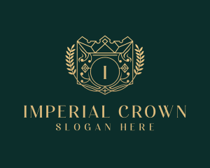 Imperial Crown Hotel logo design