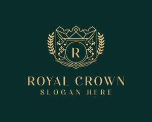 Imperial Crown Hotel logo design