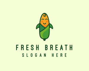 Baby Vegetarian Corn logo design