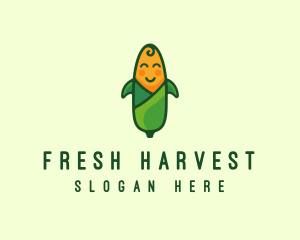 Baby Vegetarian Corn logo design