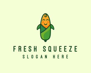 Baby Vegetarian Corn logo design