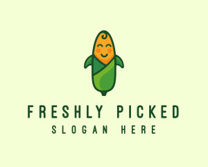 Baby Vegetarian Corn logo design