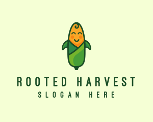 Baby Vegetarian Corn logo design