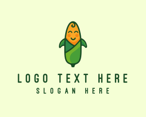 Vegetarian - Baby Vegetarian Corn logo design