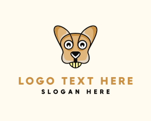 Wildlife Kangaroo Animal logo