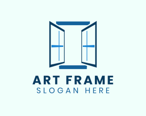 Home Window Frame logo design