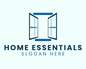 Home Window Frame logo design