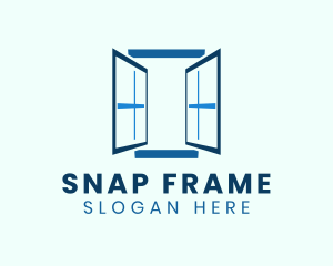 Home Window Frame logo design