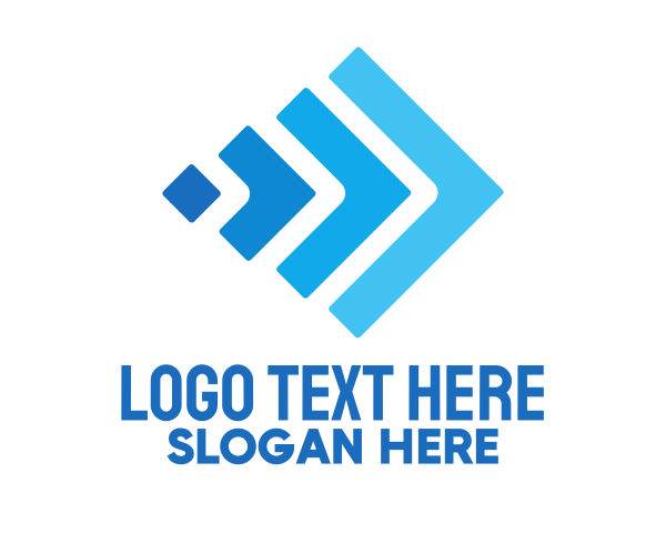 Blue Square logo example 3