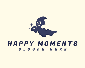 Happy Spirit Ghost logo design