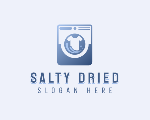 Laundry Shirt Washing logo design