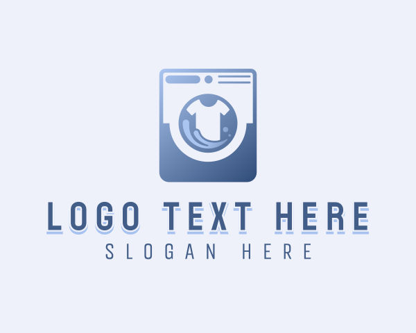 Dry Cleaner logo example 1