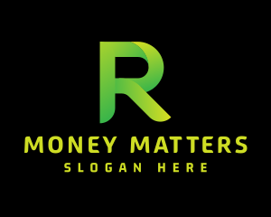 Green Letter R logo design