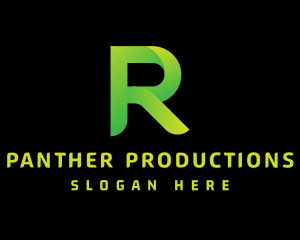 Green Letter R logo design