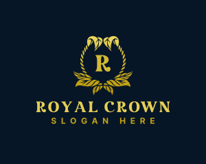 Expensive Royal Leaves logo design