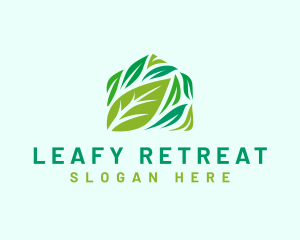 Leaf Real Estate Greenhouse logo design