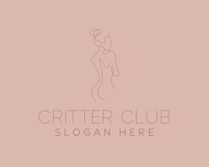 Feminine Woman Body logo design