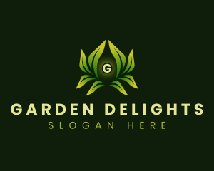 Leaf Garden Landscaping logo design