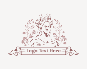 Floral Royal Queen Logo