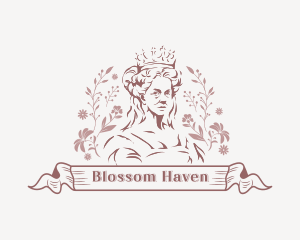 Floral Royal Queen logo