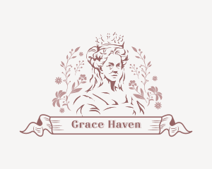 Floral Royal Queen logo