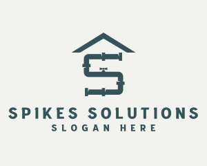 Home Plumber Pipe logo design