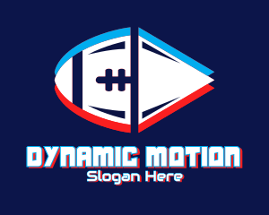 Static Motion Football logo design