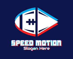 Static Motion Football logo design