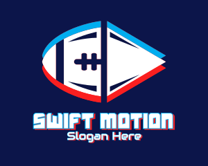 Static Motion Football logo design