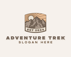 Trekking Summit Adventure logo design