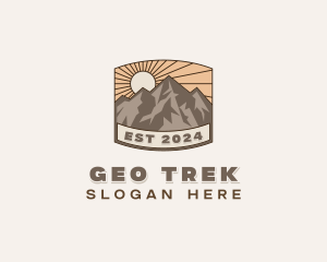 Trekking Summit Adventure logo design