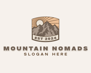 Trekking Summit Adventure logo design