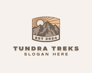 Trekking Summit Adventure logo design