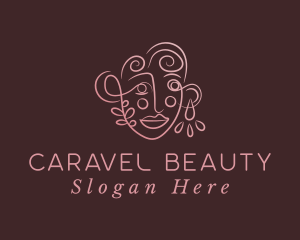 Woman Beauty Face logo design