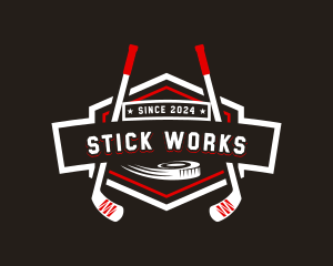 Hockey Varsity Team logo design