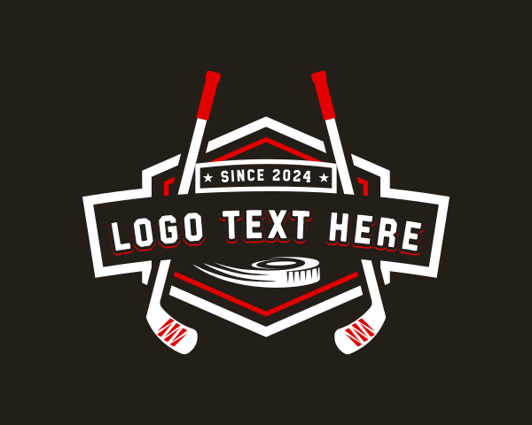 Hockey Stick logo example 4