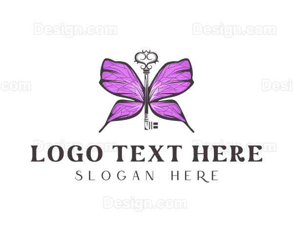 Luxe Butterfly Key Logo