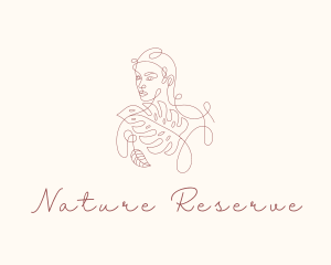 Woman Natural Beauty logo design