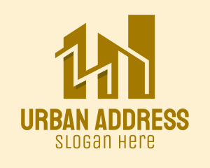 Gold Urban City  logo design