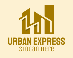 Gold Urban City  logo design