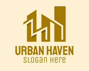 Gold Urban City  logo design