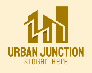 Gold Urban City  logo design